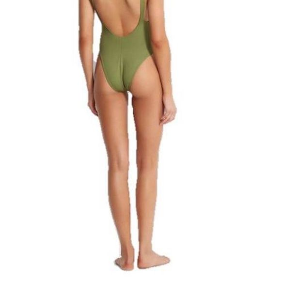 Seafolly 10761-058 Active Retro Tank Maillot Moss - Picture 2 of 3